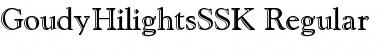 Download GoudyHilightsSSK Font