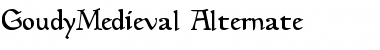 Download GoudyMedieval-Alternate Font