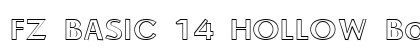 FZ BASIC 14 HOLLOW Bold preview