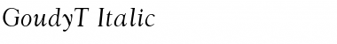 Download GoudyT Font Download GoudyT Font