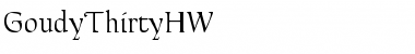 GoudyThirtyHW Regular Font