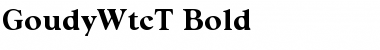 GoudyWtcT Bold Font