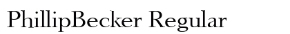PhillipBecker Regular preview