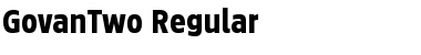 GovanTwo-Regular Regular Font