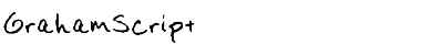 Download GrahamScript Font Download GrahamScript Font
