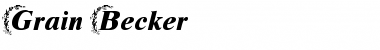 Download Grain Becker Font