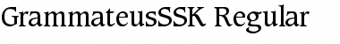 GrammateusSSK Regular Font