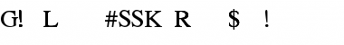 GrecoLightSSK Regular Font