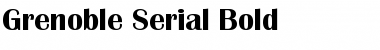 Download Grenoble-Serial Font