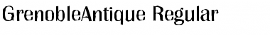 GrenobleAntique Regular Font