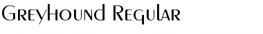 Greyhound Regular Font
