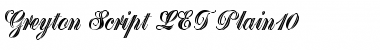 Download Greyton Script LET Font