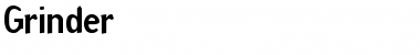 Grinder Regular Font