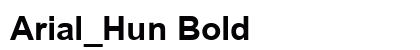 Arial_Hun Bold preview