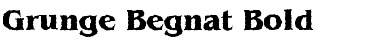 Download Grunge Begnat Bold Font
