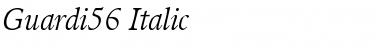 Guardi56 RomanItalic Font Guardi56 RomanItalic Font