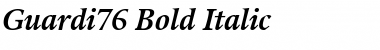 Guardi76 BoldItalic Font