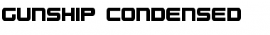 Gunship Condensed Condensed Font