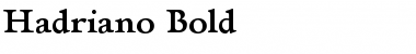 Hadriano Bold Font