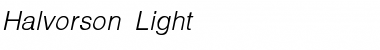 Download Halvorson-Light Font Download Halvorson-Light Font
