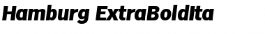 Download Hamburg-ExtraBoldIta Font