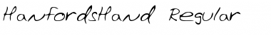 Download HanfordsHand Font Download HanfordsHand Font