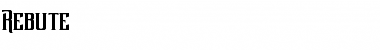 Download Rebute Font Download Rebute Font