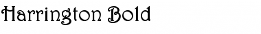 Harrington Bold Bold Font