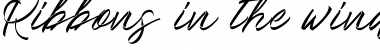 Download Ribbons in the wind Font Download Ribbons in the wind Font