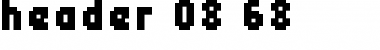 Download header 08_68 Font Download header 08_68 Font