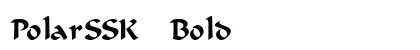 PolarSSK Bold preview