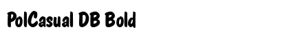 PolCasual DB Bold preview