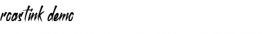 Download roastink demo Font