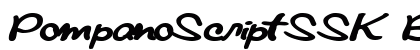 PompanoScriptSSK Bold preview