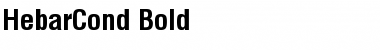 HebarCond Bold Font