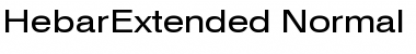 HebarExtended Normal Font