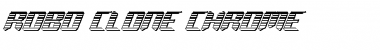 Robo-Clone Chrome Regular Font