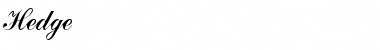 Download Hedge Font Download Hedge Font