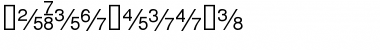 HeFractions Regular Font