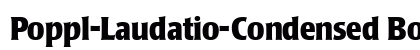 Poppl-Laudatio-Condensed Bold preview