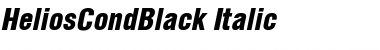 HeliosCondBlack Regular Font