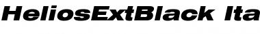 HeliosExtBlack Regular Font