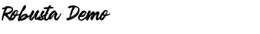 Download Robusta Demo Font
