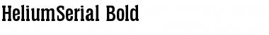 Download HeliumSerial Font Download HeliumSerial Font