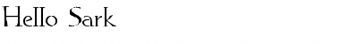 Download Hello Sark Font Download Hello Sark Font