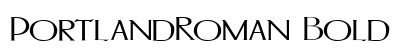 PortlandRoman Bold preview