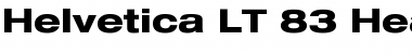 HelveticaNeue LT 63 MdEx Heavy Font