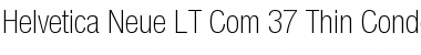 Helvetica Neue LT Com 37 Thin Condensed Font