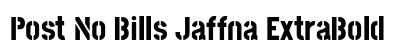 Post No Bills Jaffna ExtraBold Preview