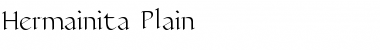 Hermainita Plain Font Hermainita Plain Font